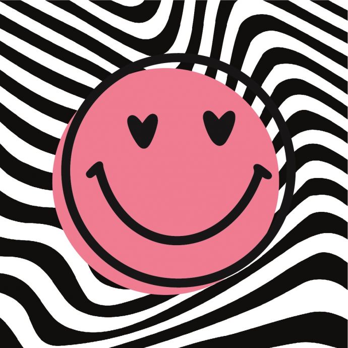 Tegeltje 'Smiley heart'