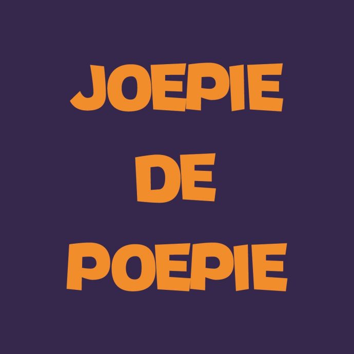 Tegeltje - Joepie de poepie