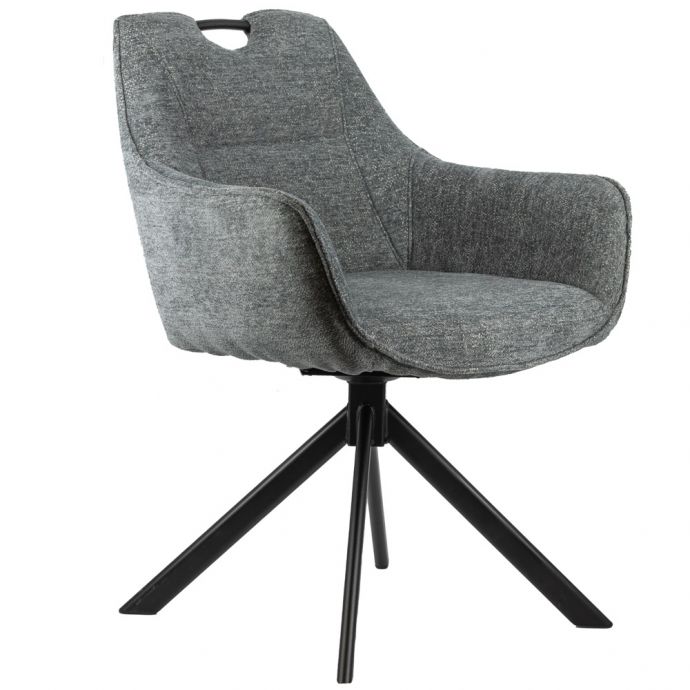 Eetkamerstoel Odin Raven grijs