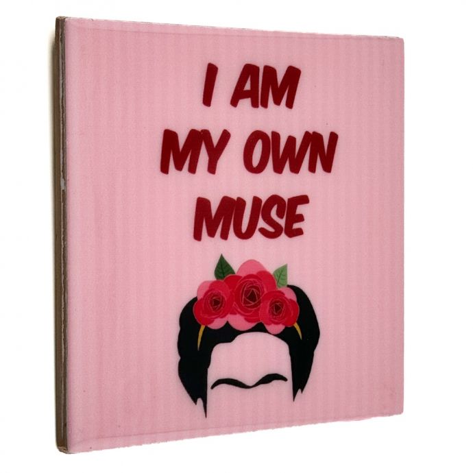 Tegeltje 'Frida: I am my own muse'