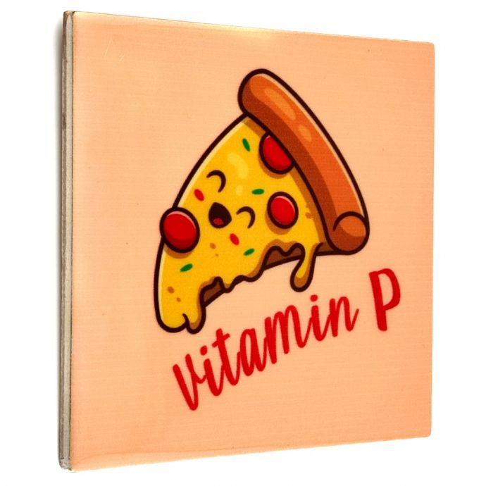 Tegeltje 'Vitamin pizza'