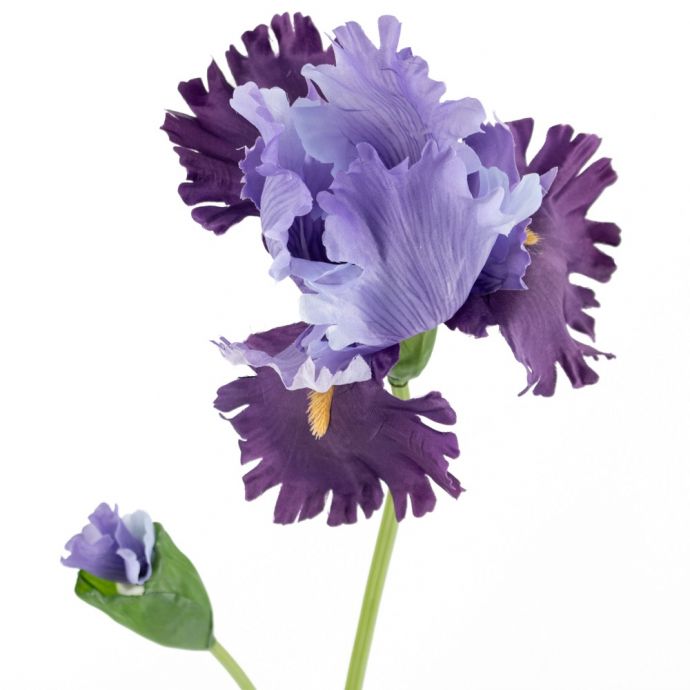 Kunstbloem Iris paars