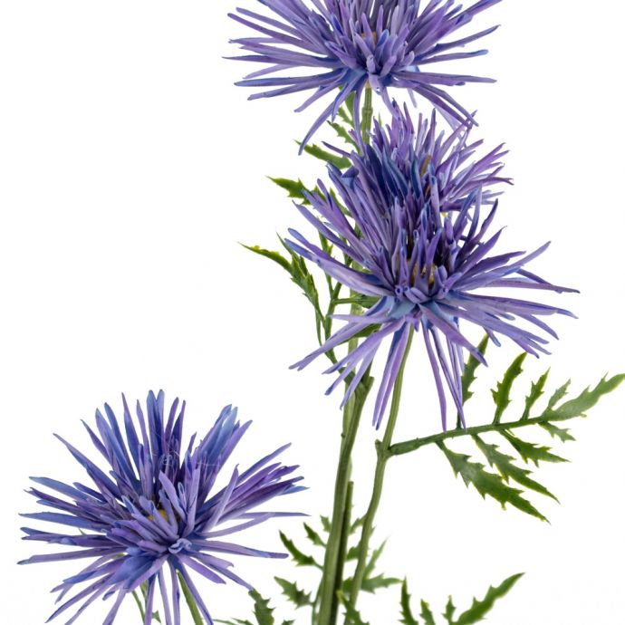 Kunstbloem Japanse chrysant paars