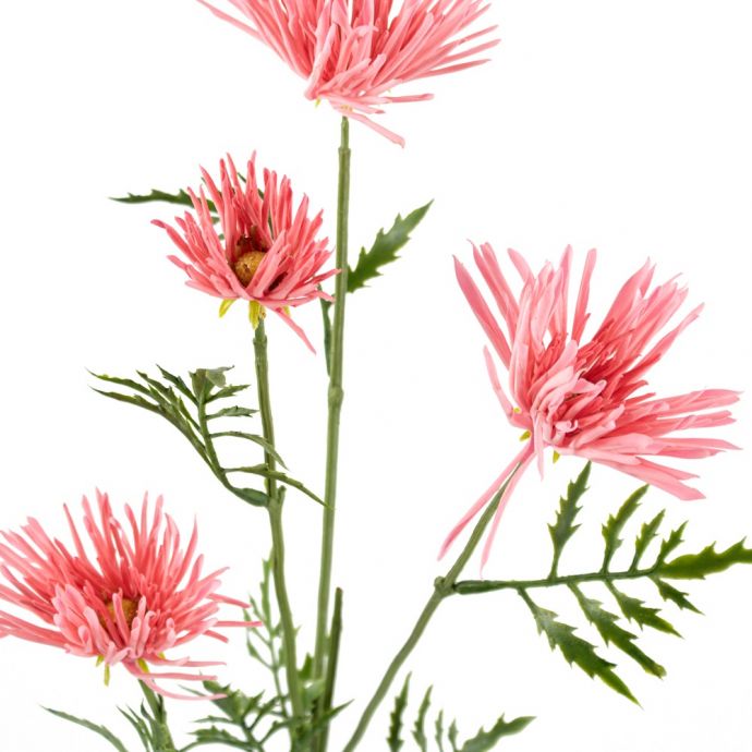 Kunstbloem Japanse Chrysant roze 