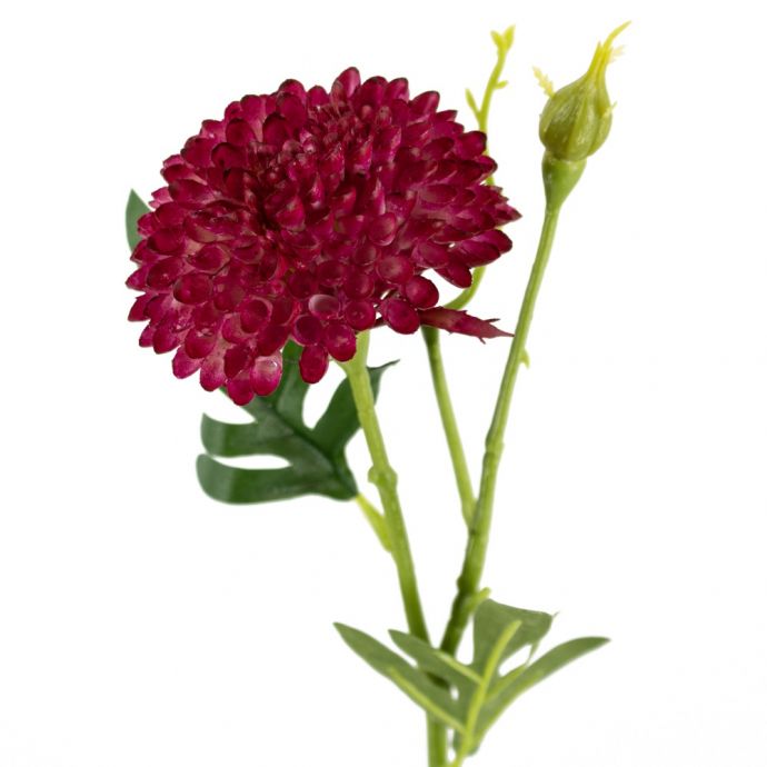 Kunstbloem zinnia fuchsia 