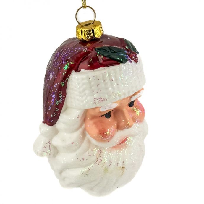 Kersthanger kerstman glitter