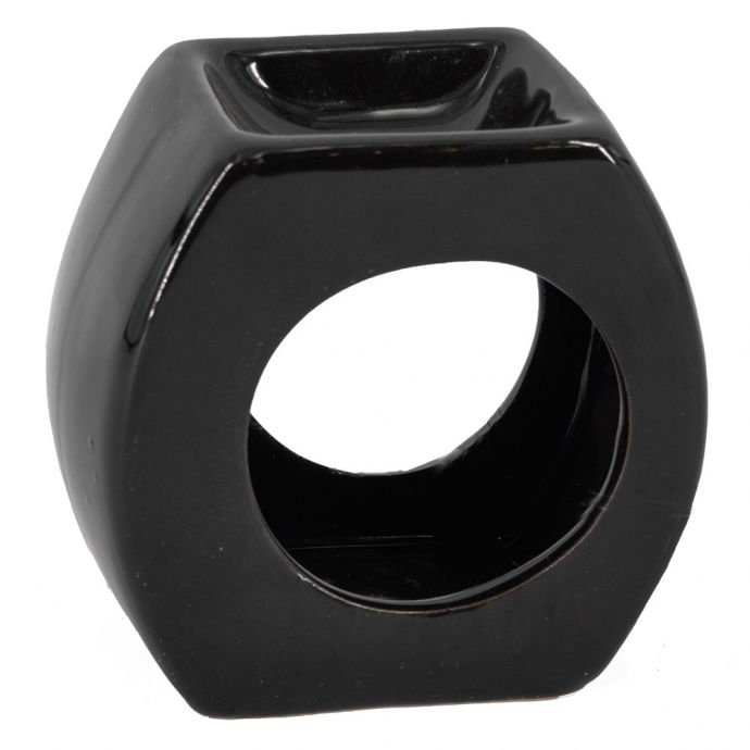 Geurbrander oval zwart
