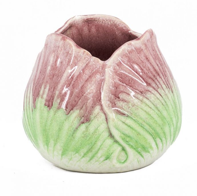 Aardewerk vaas tulp peach