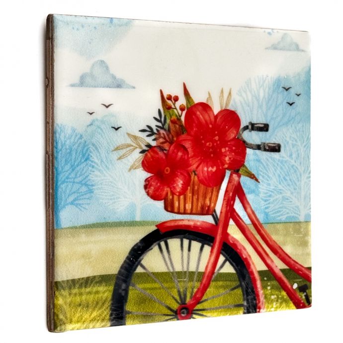 Tegeltje - Fiets