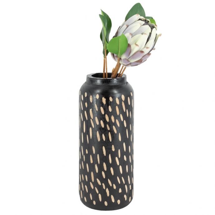 Kunstbloem Protea royal blauw