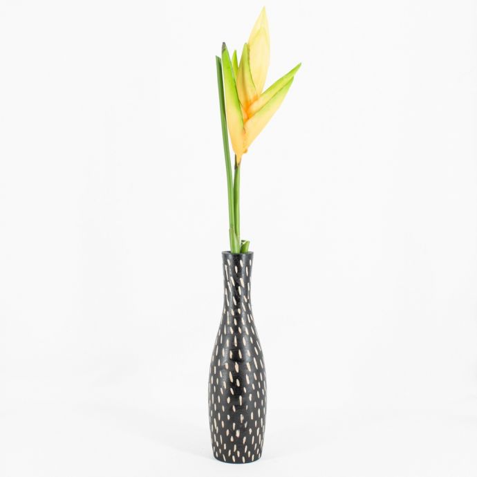 Kunstbloem Heliconia geel