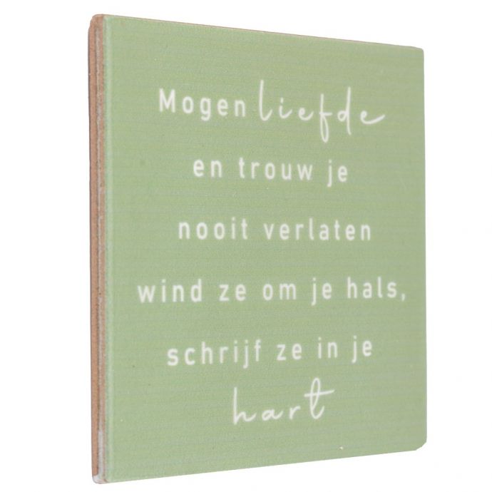Tegeltje 'Spreuken 3:3'
