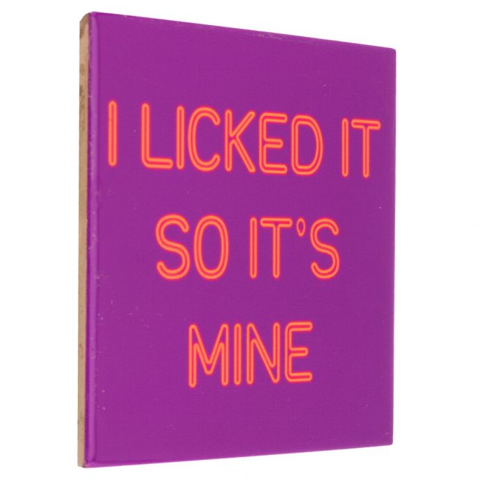 Tegeltje - I licked it