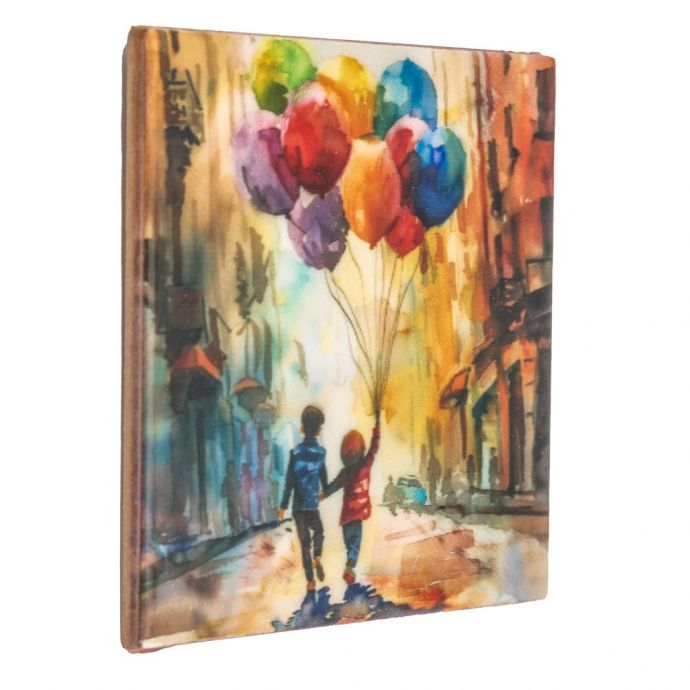 Tegeltje - Ballonnen kinderen 