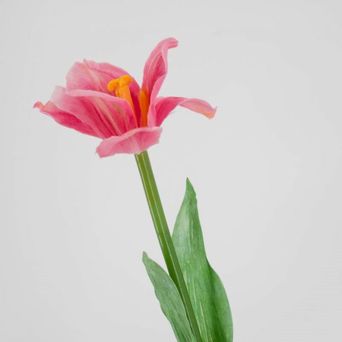 Kunstbloem tulp roze