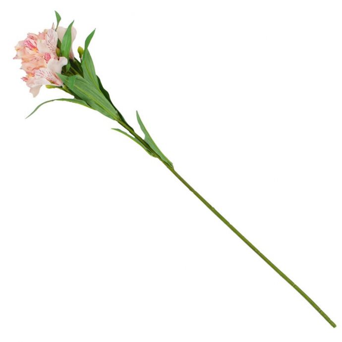 Kunstbloem alstroemeria roze