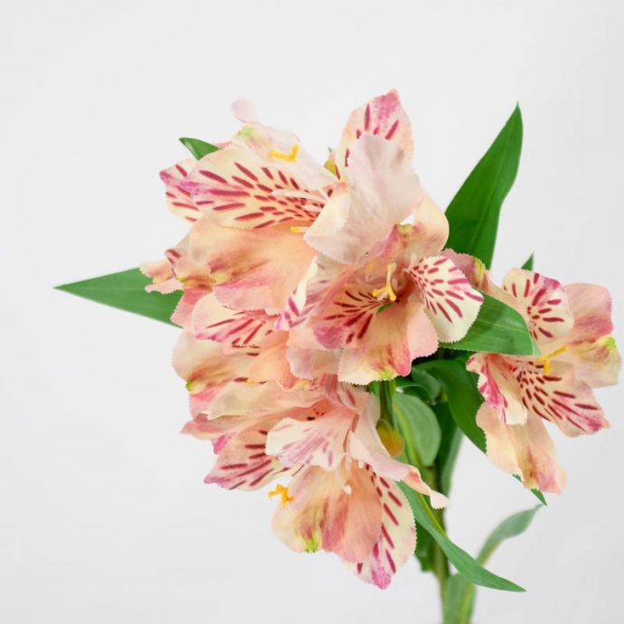 Kunstbloem alstroemeria roze