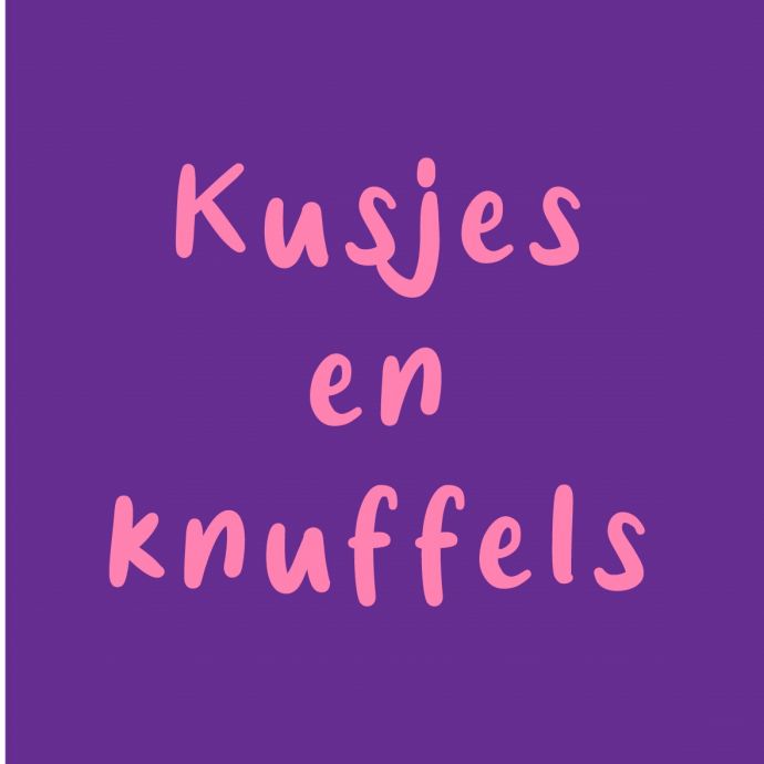 Tegeltje - Kusjes en knuffels