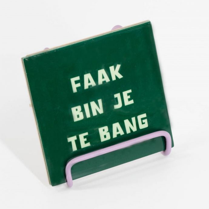 Tegel 'Faak bin je te bang'