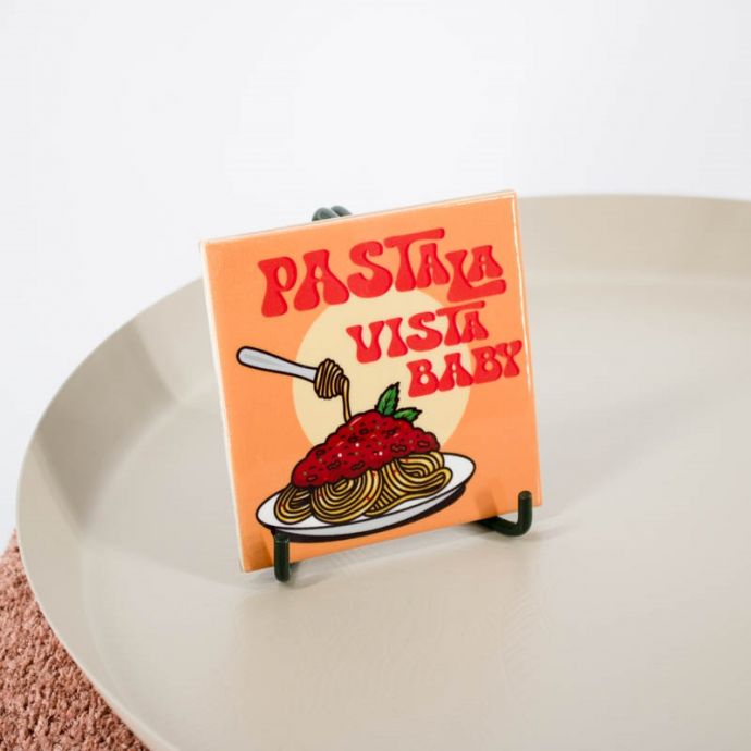 Tegeltje 'Pasta la vista'