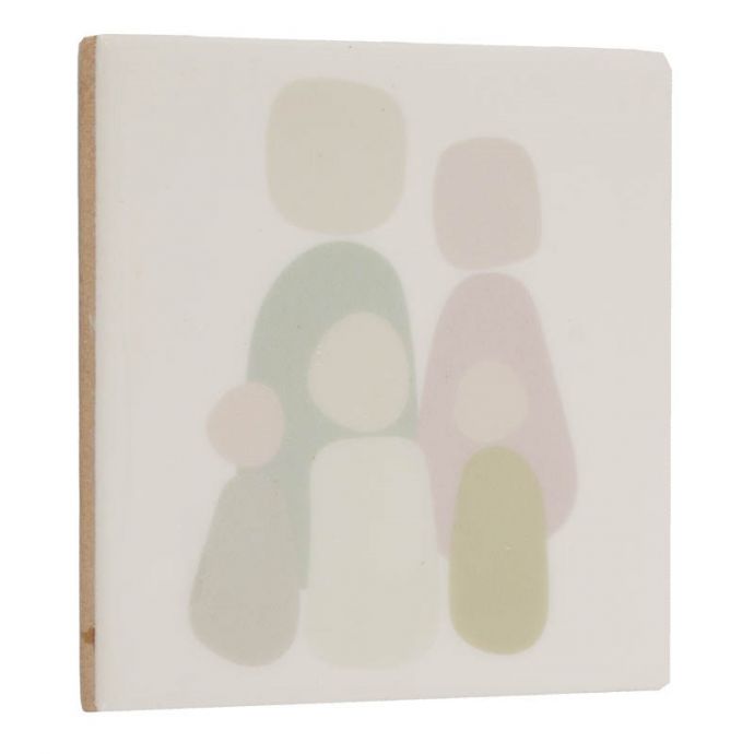 Tegeltje 'Family of five'