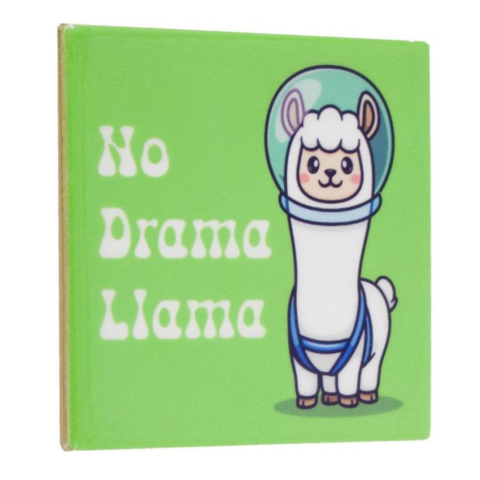 Tegeltje 'No drama llama'