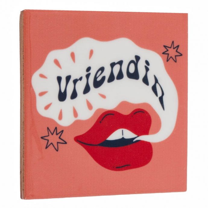 Tegeltje 'Vriendin'