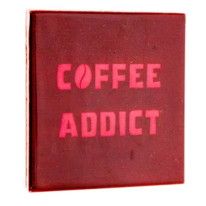 Tegeltje 'Coffee addict'