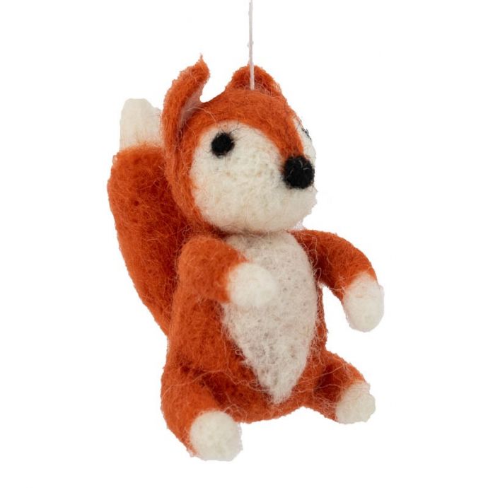 Wollen hanger vos