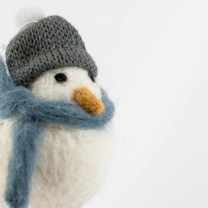 Wollen hanger vogel