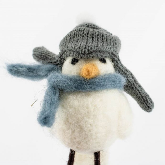 Wollen hanger vogel