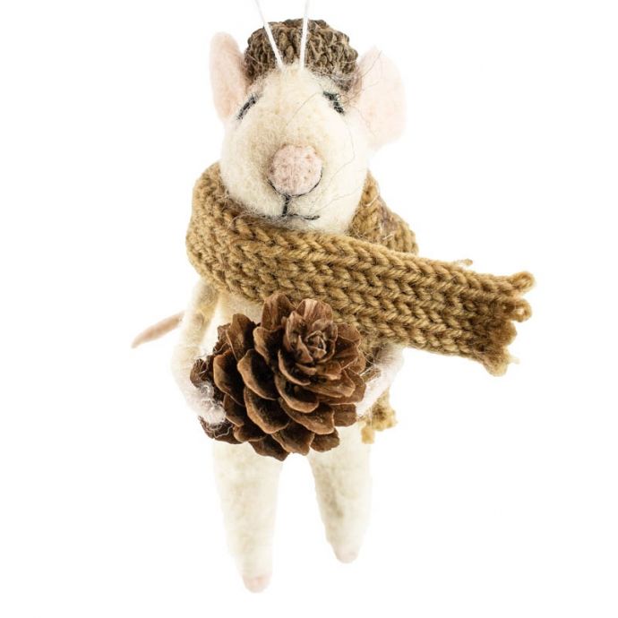 Wollen hanger muis
