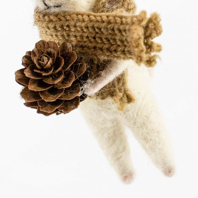 Wollen hanger muis