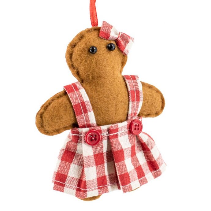 Vilten hanger peperkoek vrouw