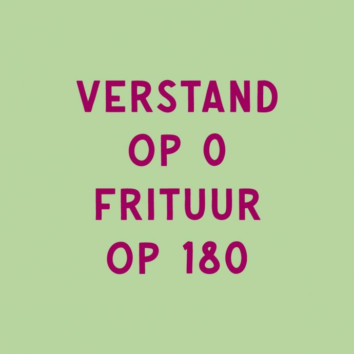 Tegeltje - Verstand op 0