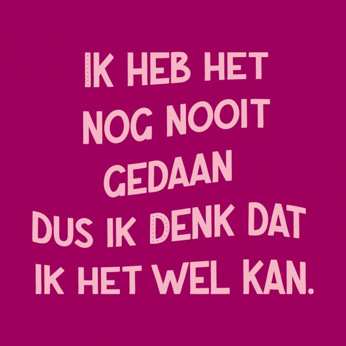 Tegeltje - Ik heb het nog nooit gedaan