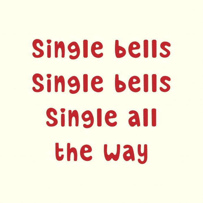 Tegeltje 'Single bells'