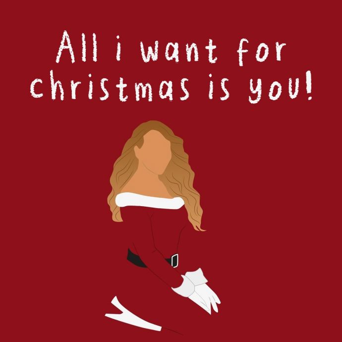 Tegeltje 'All I want Mariah'