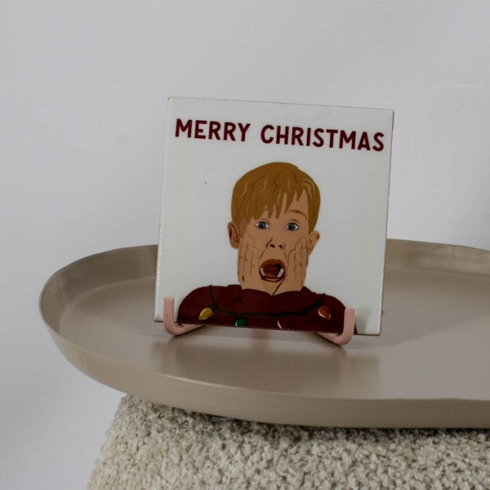 Tegeltje 'Merry christmas Home Alone'