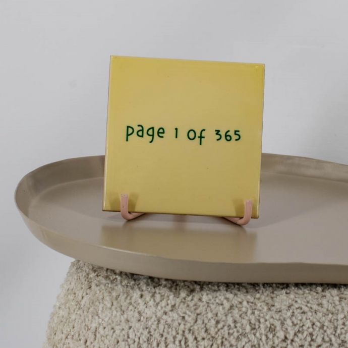 Tegeltje 'Page 1 of 365'