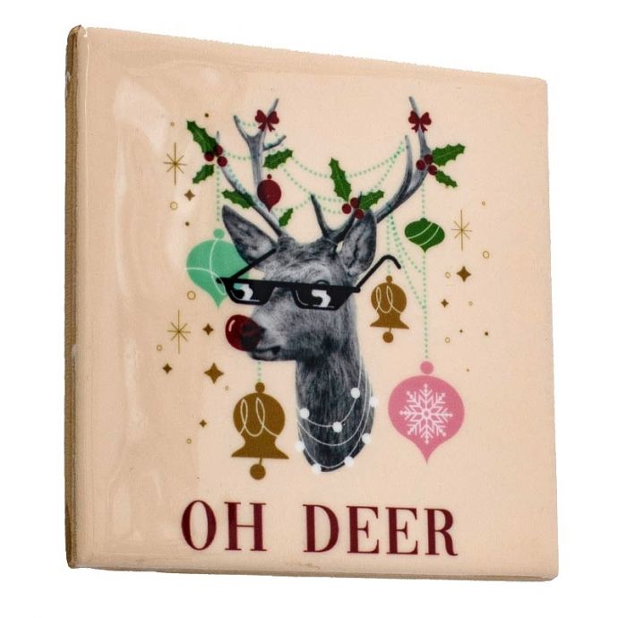 Tegeltje 'Oh deer'