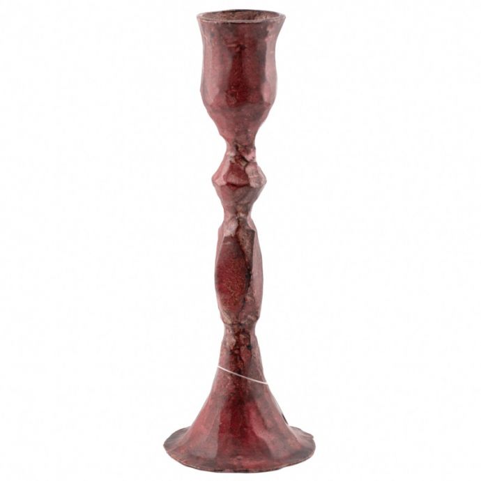 Metalen kaarsenstandaard Lumen mulberry