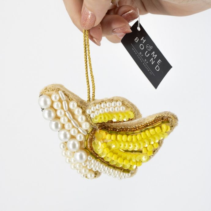 Hanger met kralen banaan