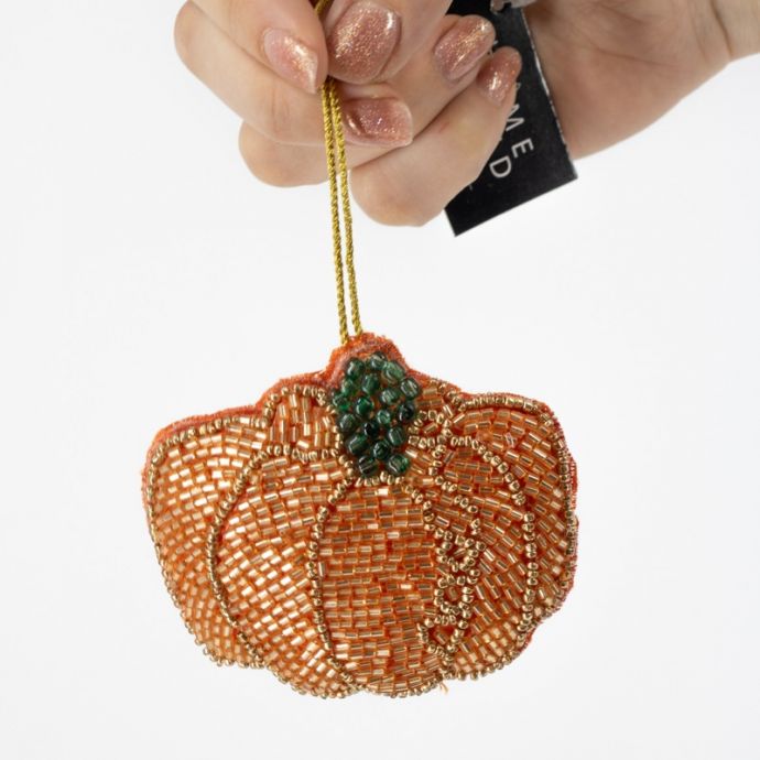 Hanger met kralen pompoen