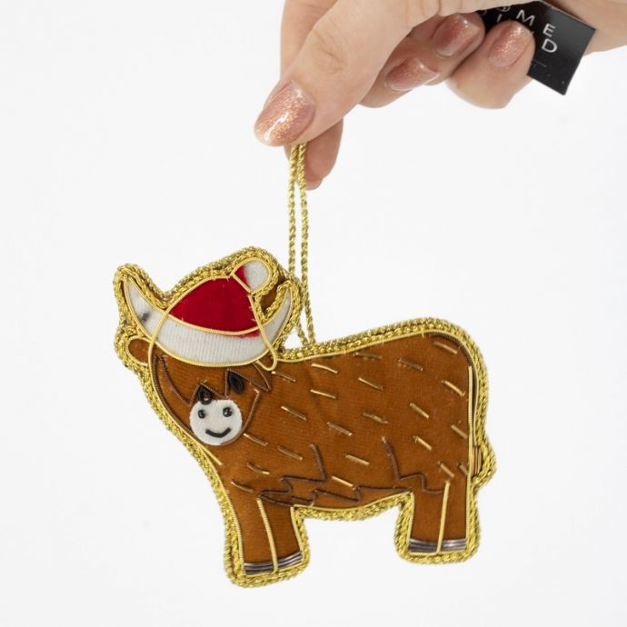 Hanger met kralen buffel