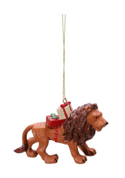 Hanger leeuw met cadeau