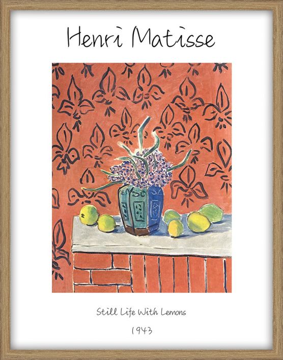 Schilderij met frame Henri Matisse 