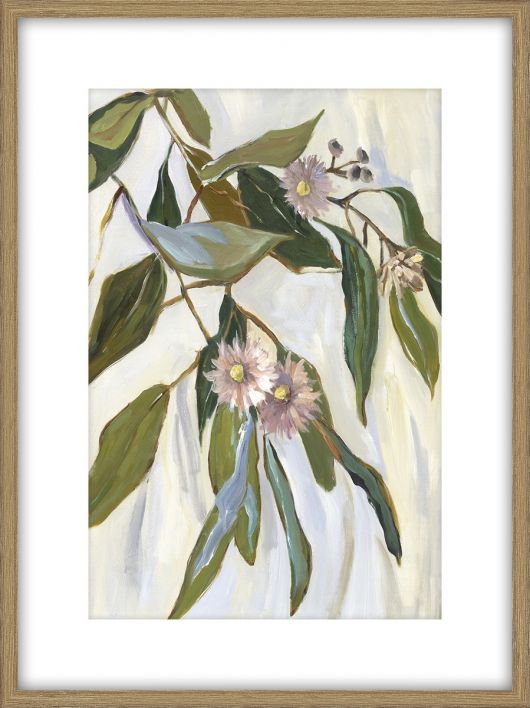 Schilderij met frame bloementak