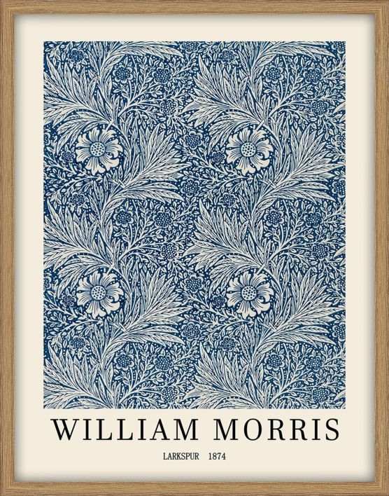 Schilderij met frame William Morris