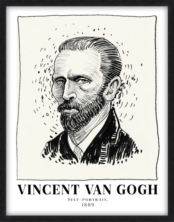 Schilderij met frame Vincent van Gogh